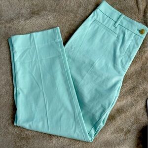 Ann Taylor size 8 Mint Green crop pants Cotton with stretch